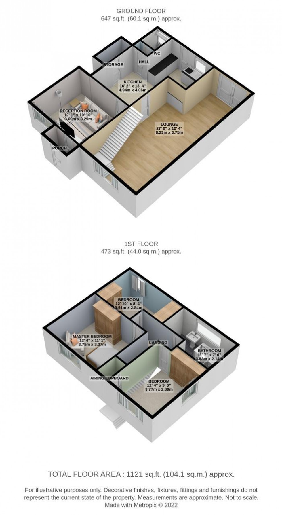 Floorplan for Heath Road, Orsett Heath