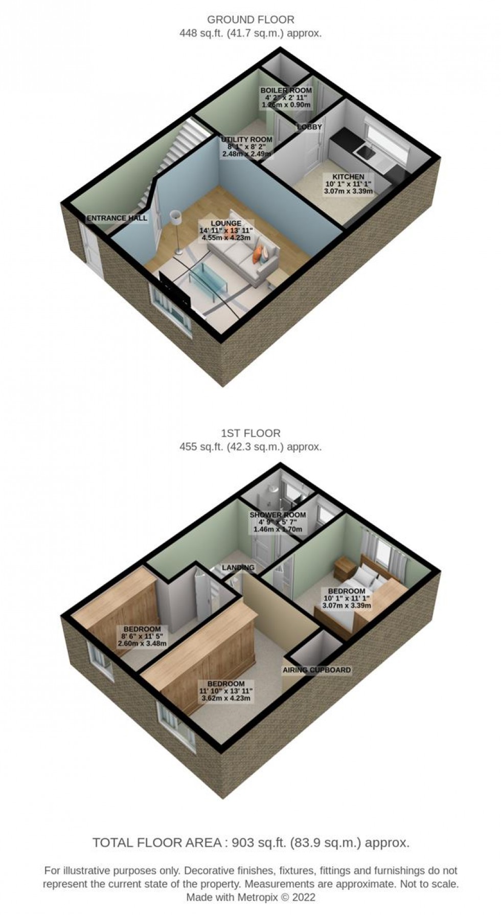 Floorplan for Ingleby Road, Chadwell St.Mary