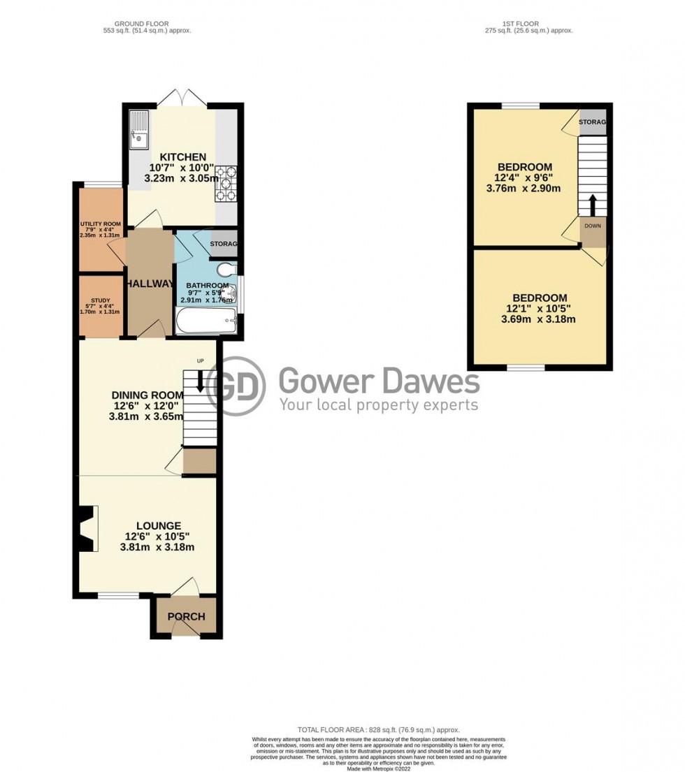 Floorplan for Heath Road, Orsett Heath