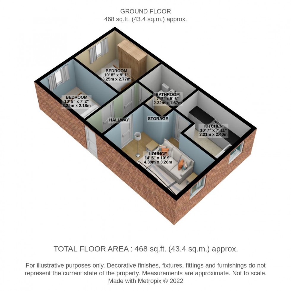 Floorplan for Salmon Road, Dartford