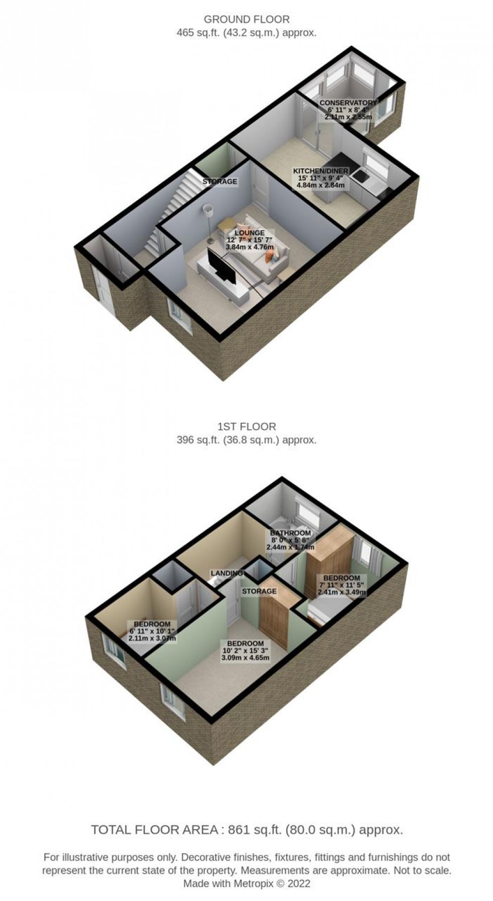 Floorplan for St Chads Road, Tilbury