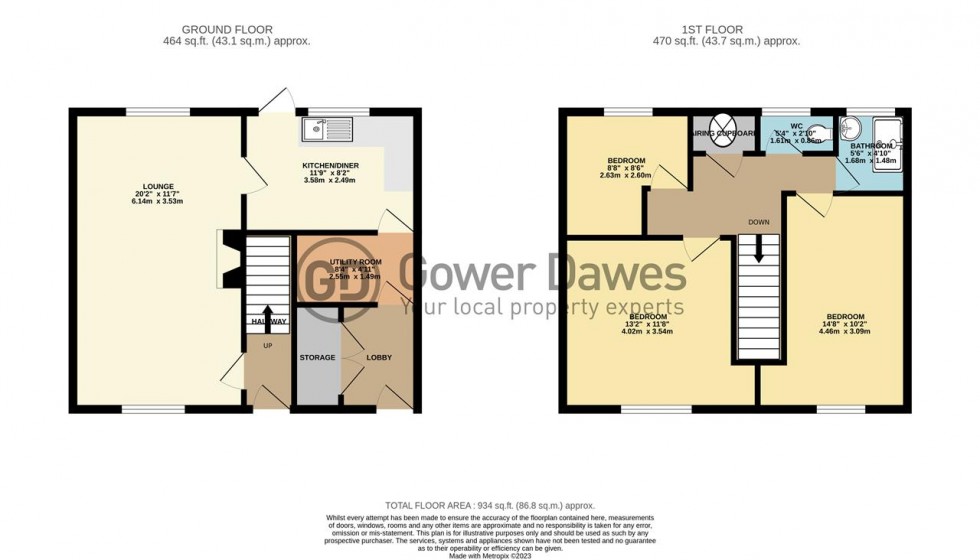Floorplan for St Patricks Place, Chadwell St.Mary