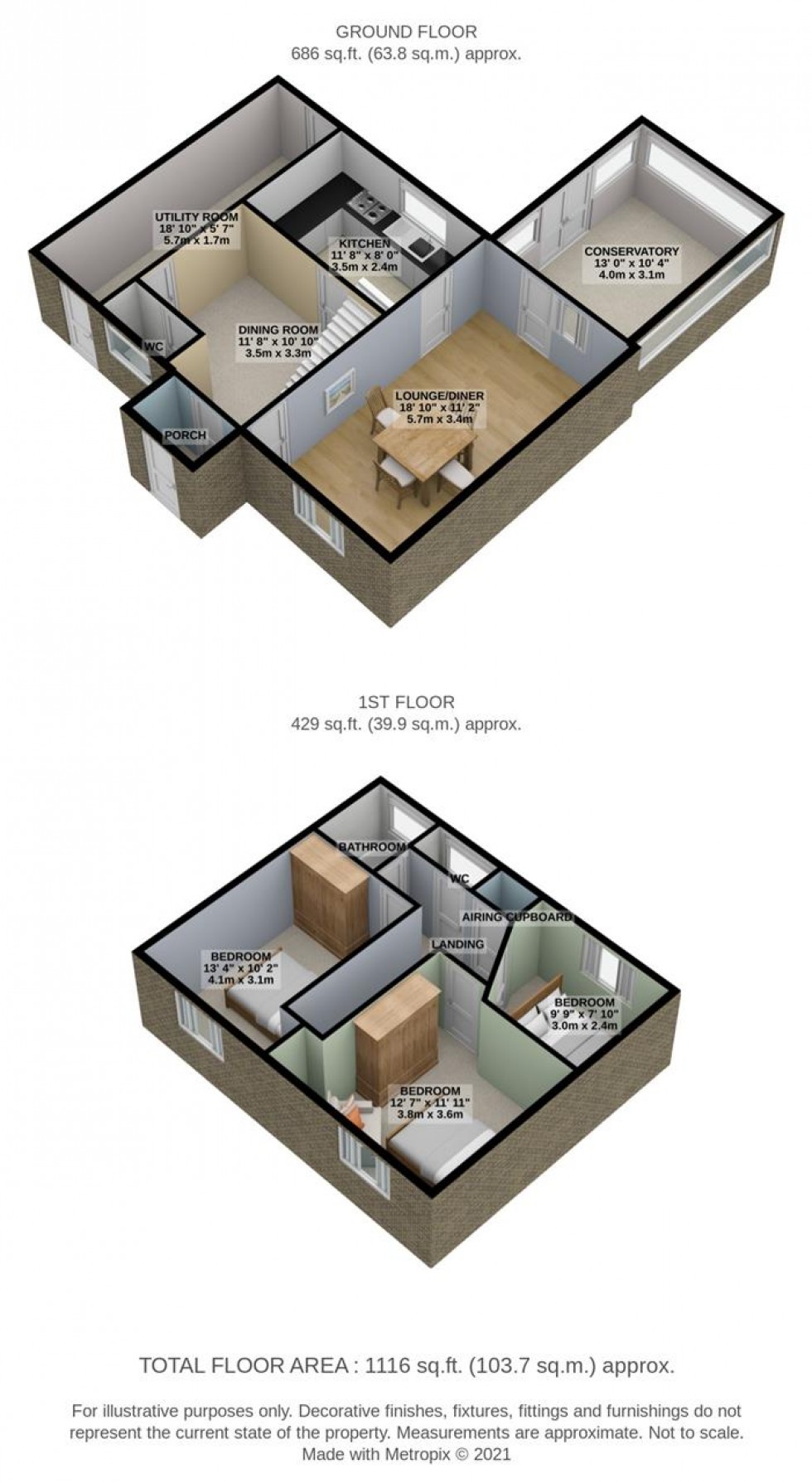 Floorplan for Sabina Road, Chadwell St.Mary