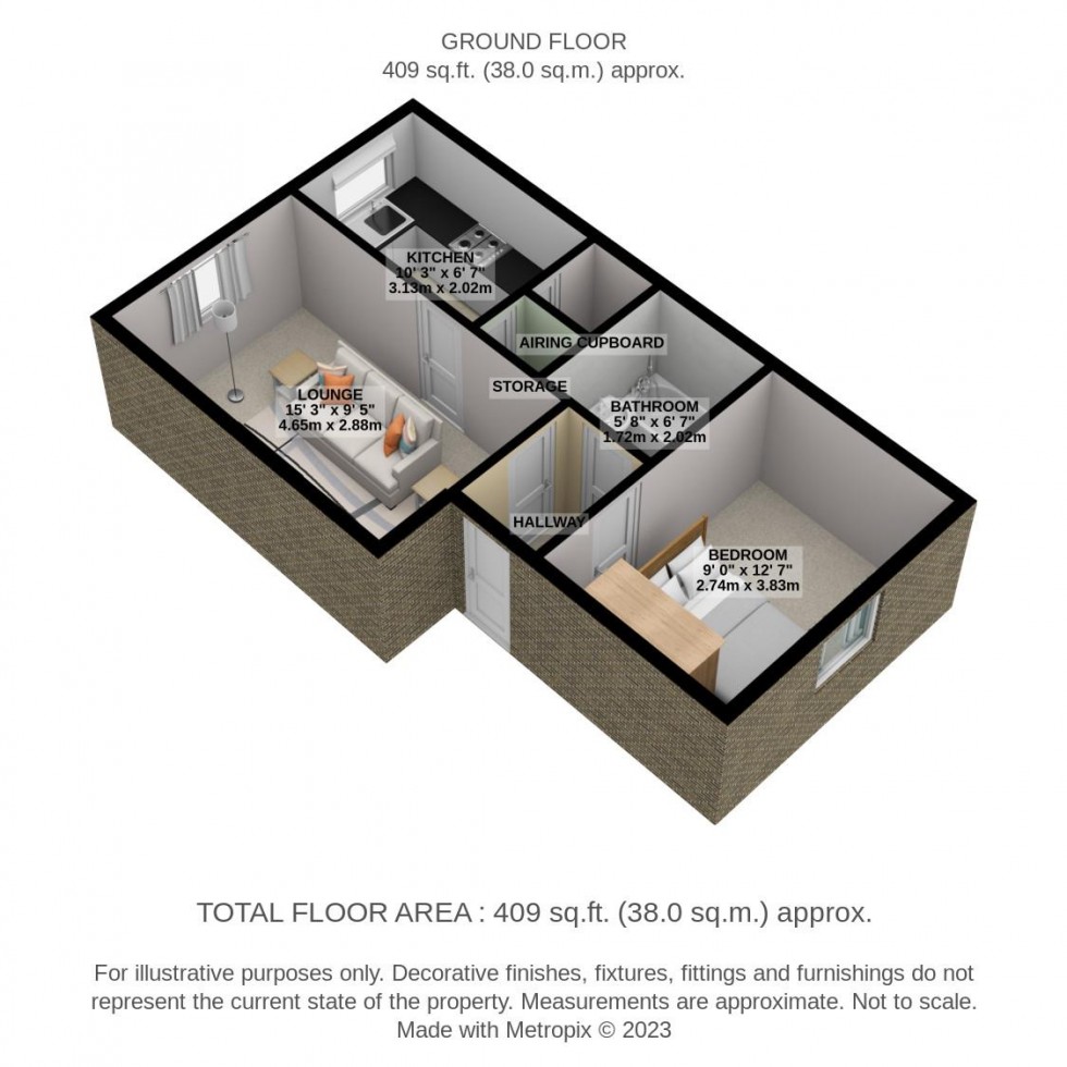 Floorplan for Conway Gardens, Grays