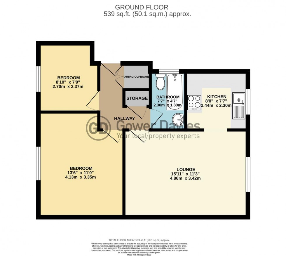 Floorplan for Coronation Avenue, East Tilbury