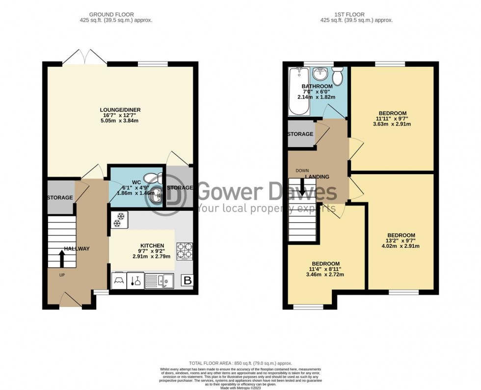 Floorplan for Arcany Road, South Ockendon