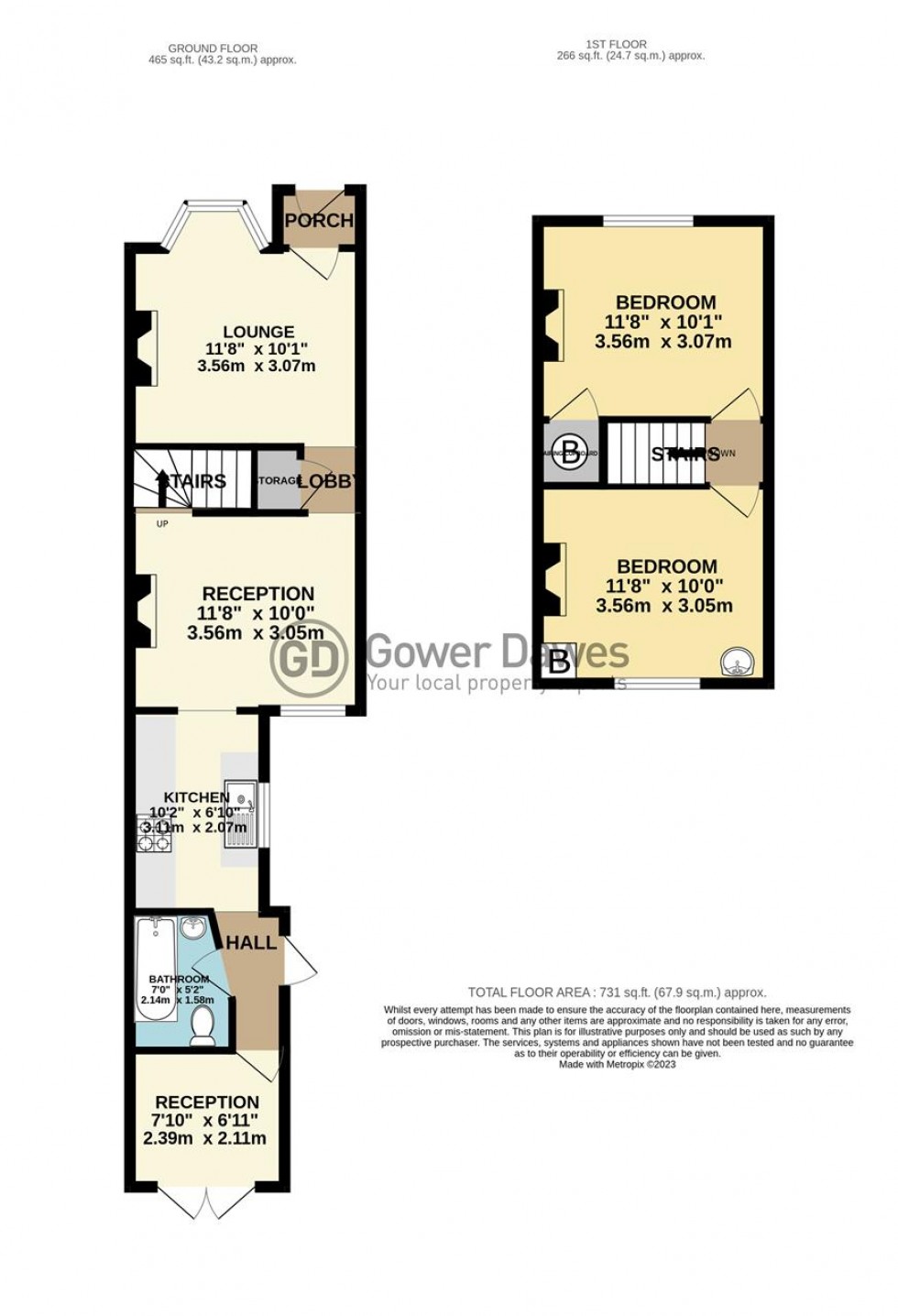 Floorplan for Heath Road, Orsett Heath