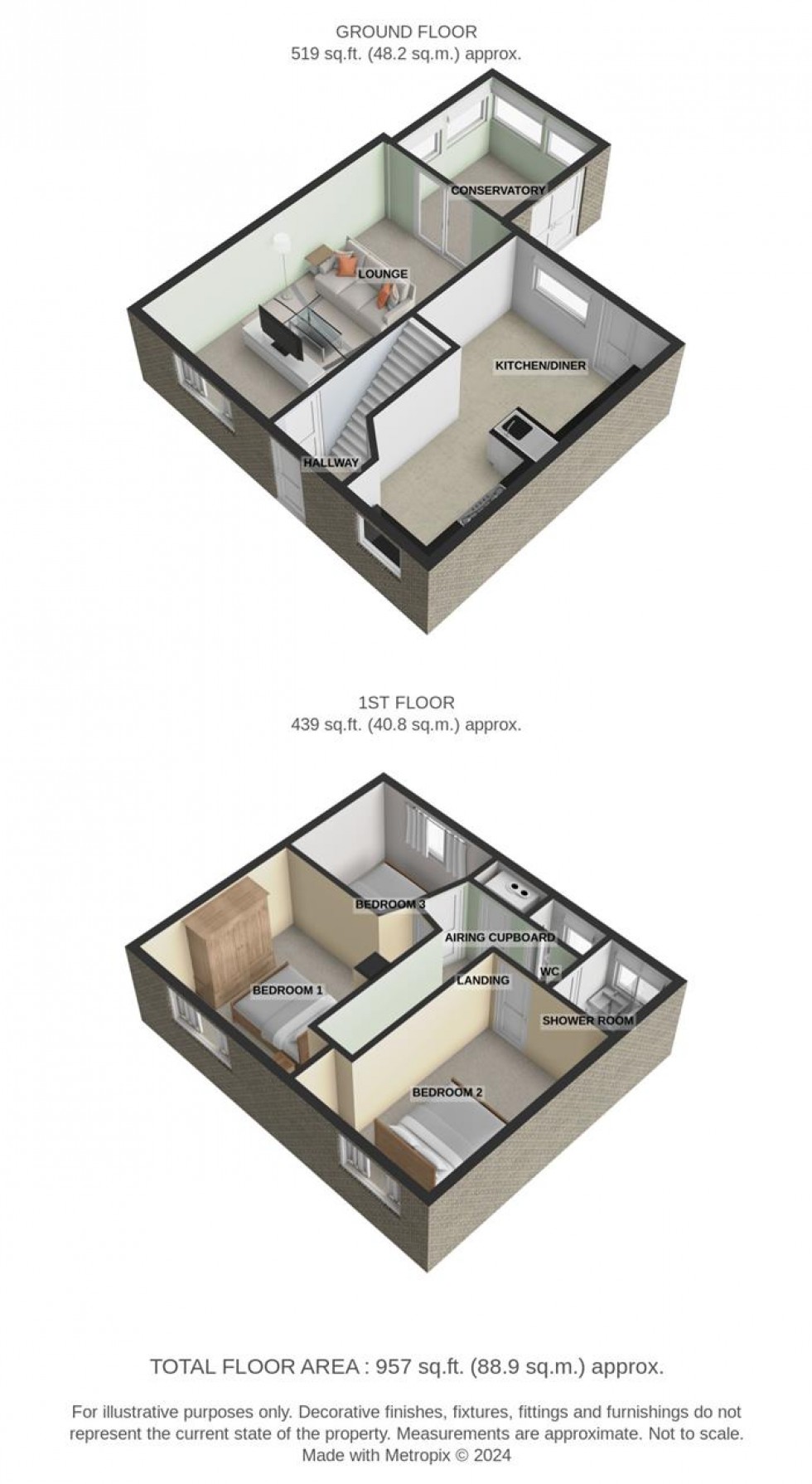 Floorplan for Sabina Road, Chadwell St.Mary