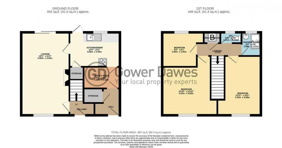 Floorplan for Claudian Way, Grays