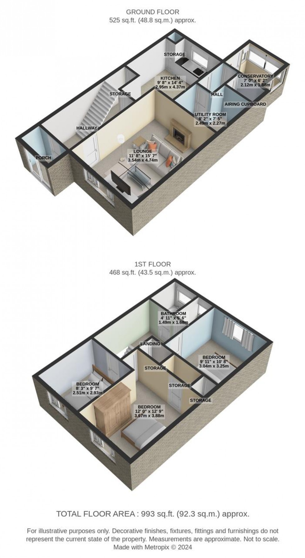 Floorplan for Northwood, Chadwell St.Mary