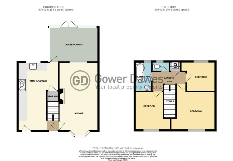 Floorplan for Waterson Road, Chadwell St.Mary