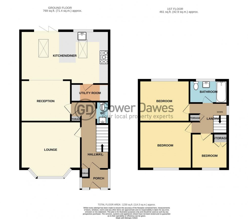 Floorplan for Kenwood Road, Corringham