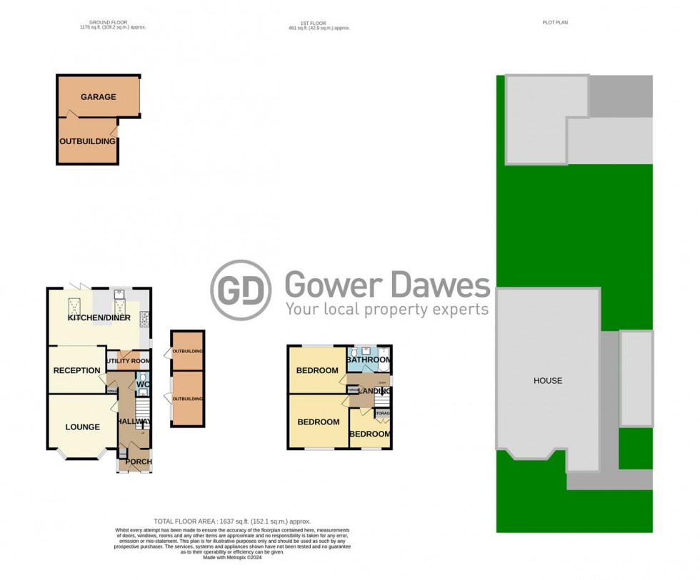 Floorplan for Kenwood Road, Corringham