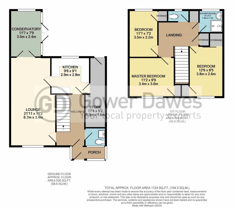 Floorplan for Cedar Road, Chadwell St.Mary