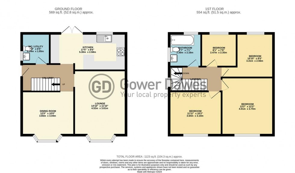 Floorplan for River View, Chadwell St.Mary