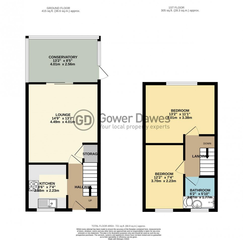 Floorplan for Mullein Court, Grays