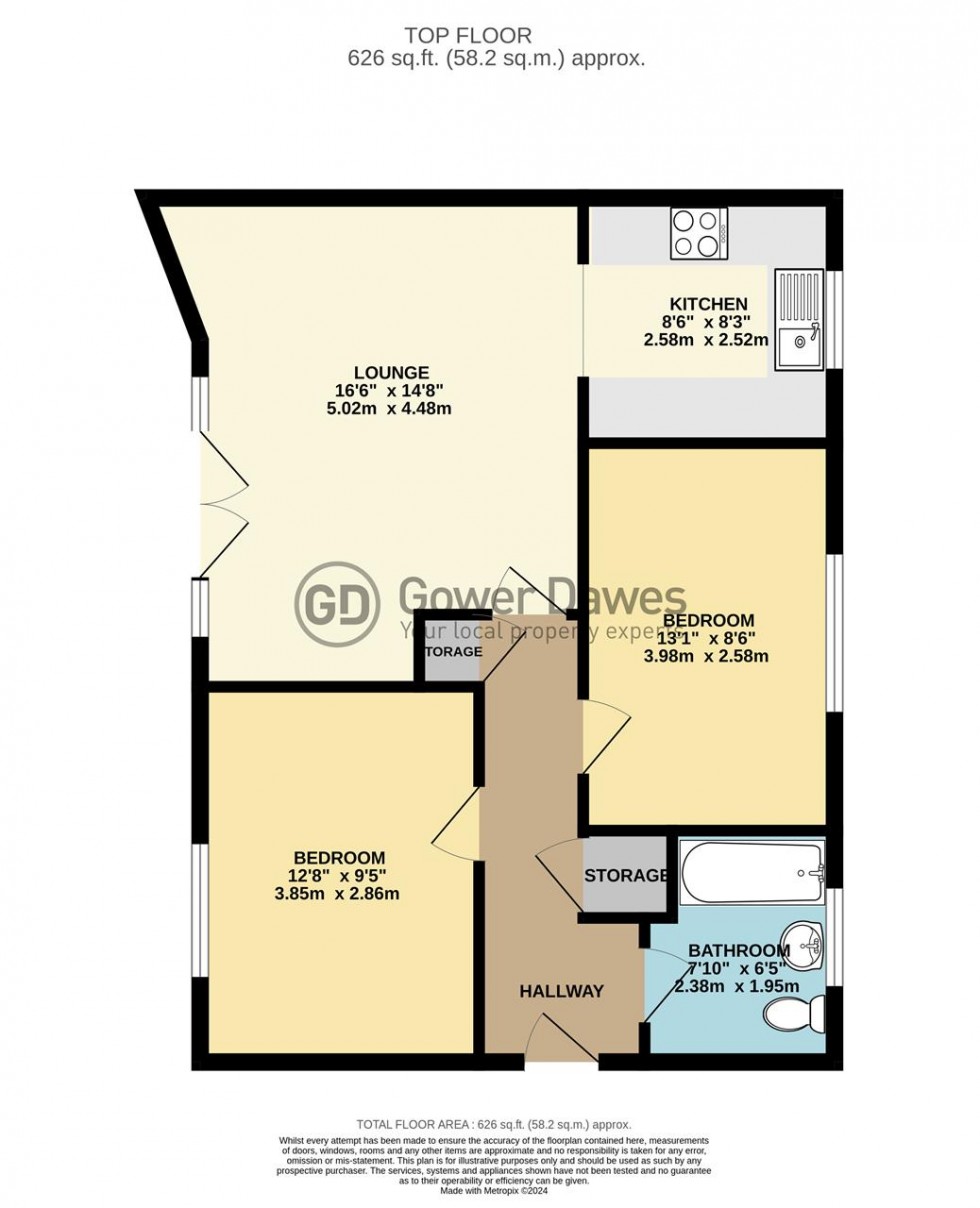 Floorplan for Caspian Way, Purfleet-on-Thames