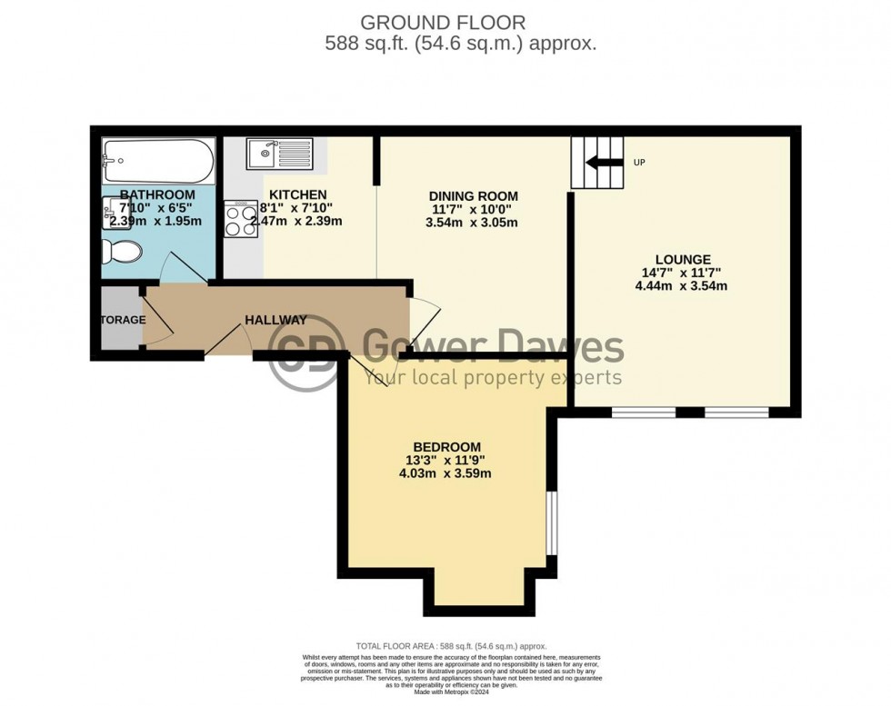 Floorplan for Riverside Heights, Dock Road, Tilbury