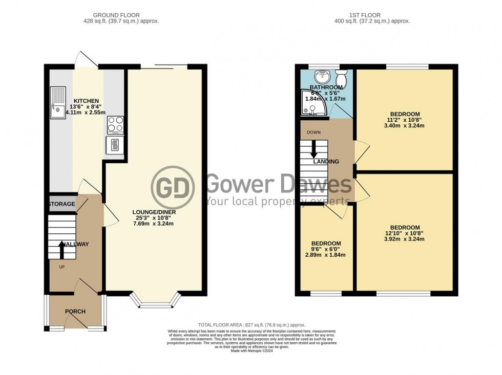 Floorplan for Rushdon Close, Grays