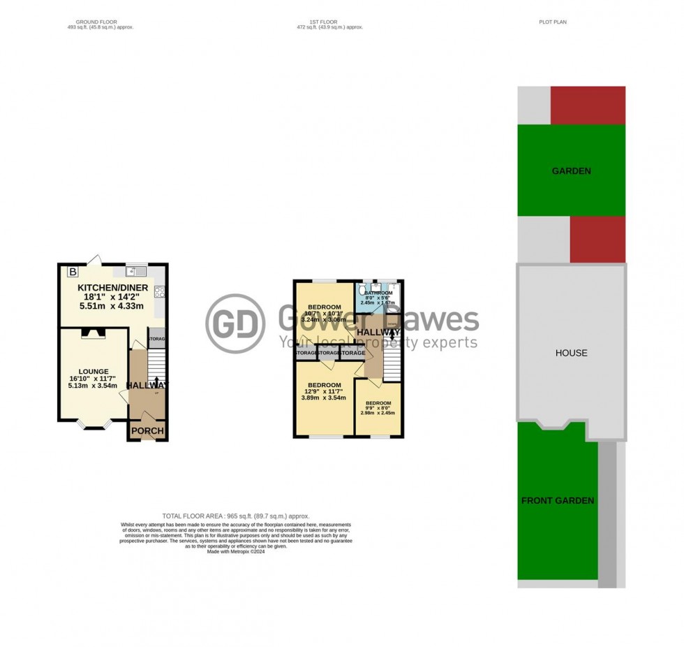 Floorplan for Nicolas Walk, Chadwell St.Mary