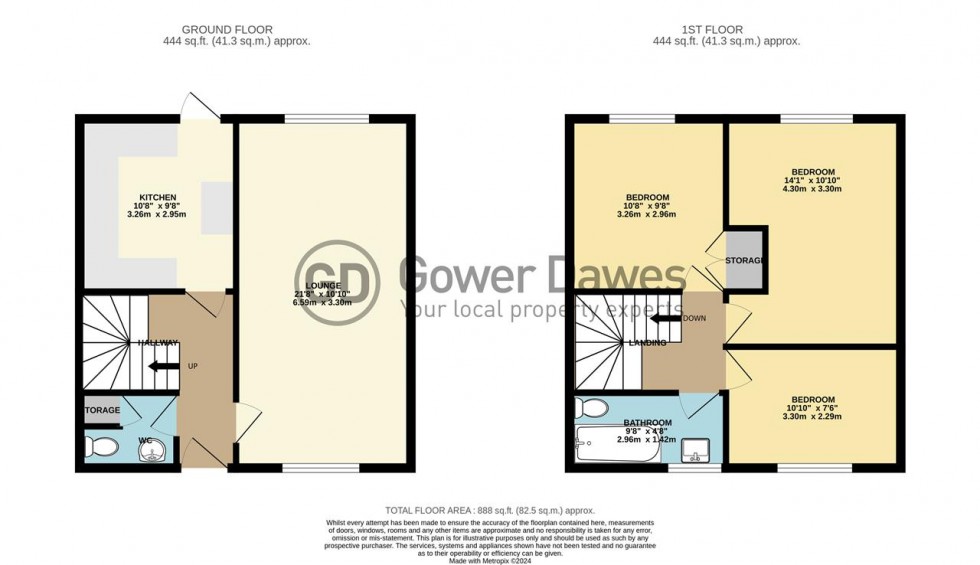 Floorplan for Alexandra Close, Chadwell St.Mary