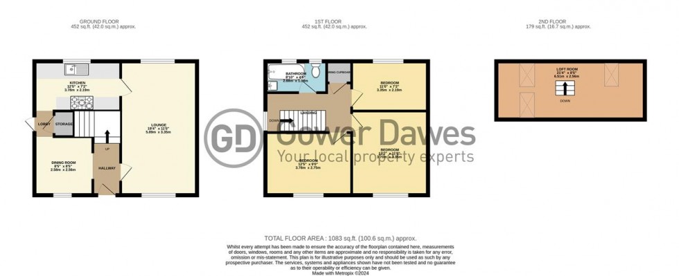 Floorplan for St Augustine Road, Chadwell St.Mary