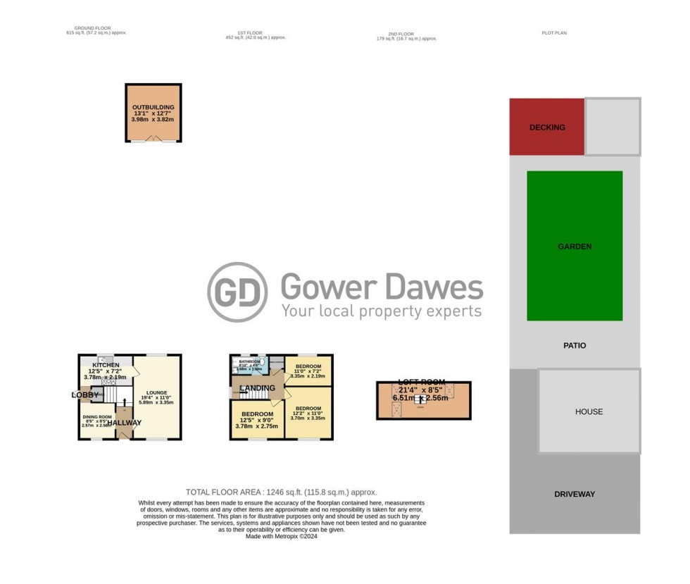 Floorplan for St Augustine Road, Chadwell St.Mary