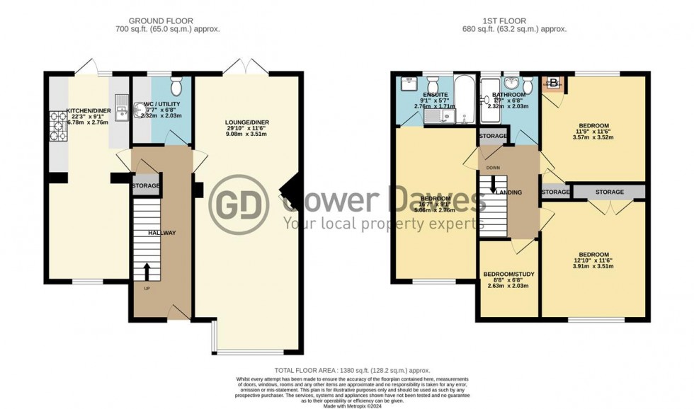 Floorplan for King George VI Avenue, East Tilbury