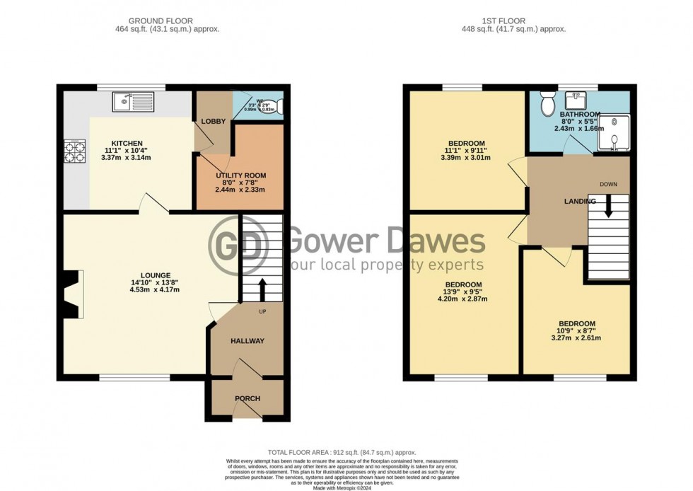 Floorplan for Morant Road, Chadwell St.Mary