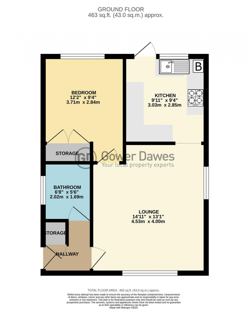 Floorplan for Hope Road, Canvey Island