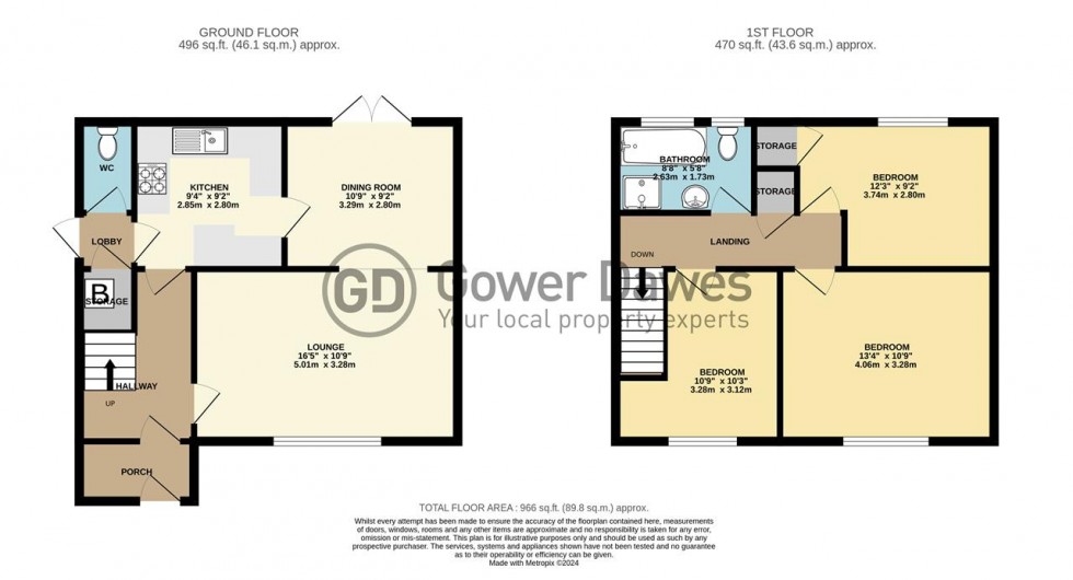 Floorplan for Kendale, Chadwell St.Mary