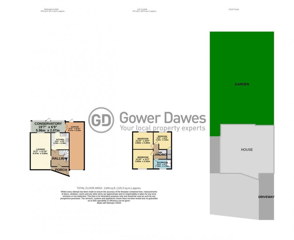 Floorplan for Bibby Close, Corringham