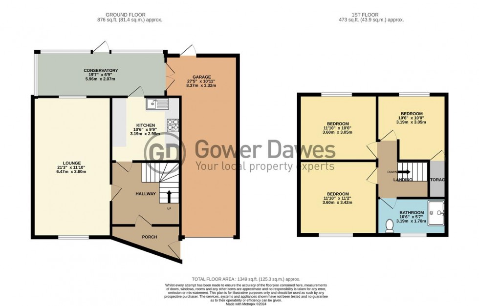 Floorplan for Bibby Close, Corringham