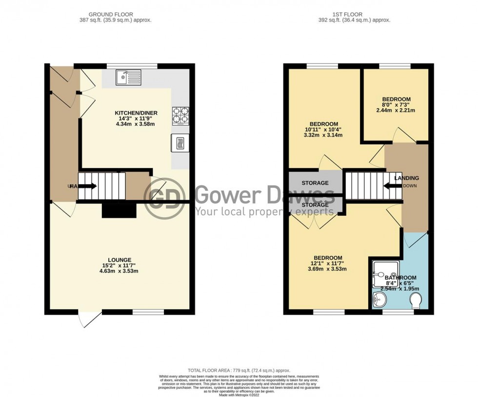 Floorplan for River View, Chadwell St.Mary