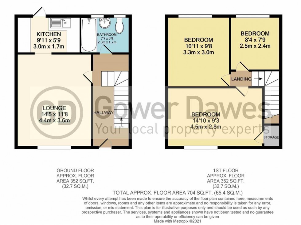 Floorplan for Quebec Road, Tilbury