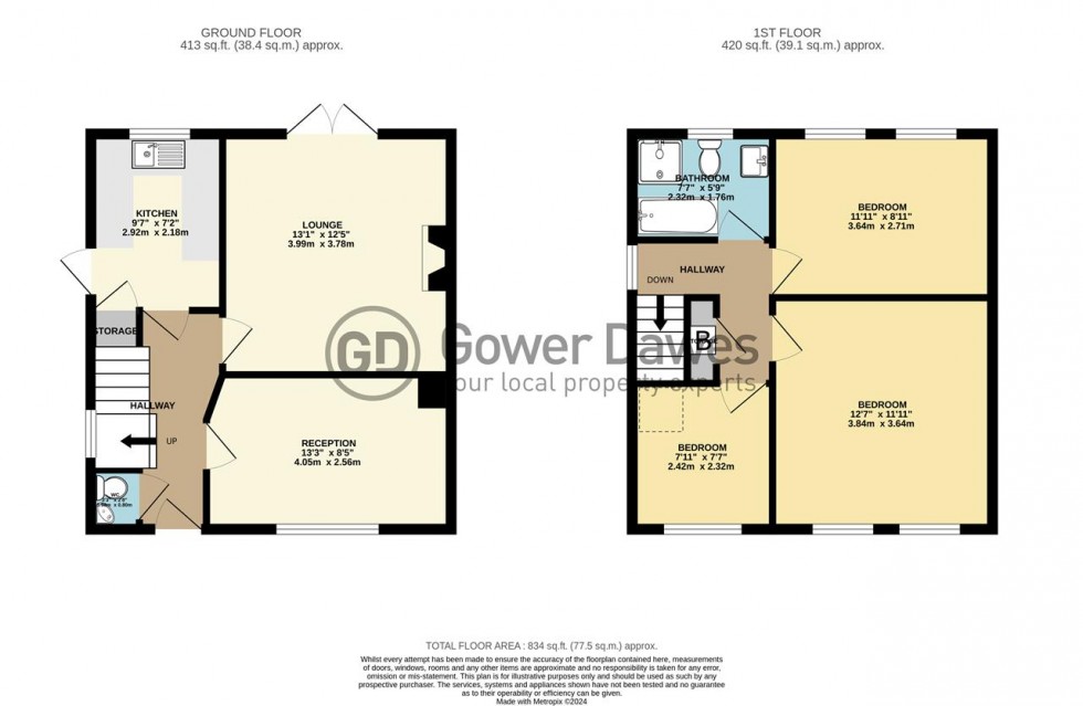 Floorplan for Meredith Road, Chadwell St.Mary