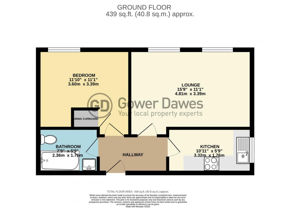 Floorplan for Clifford Road, Chafford Hundred