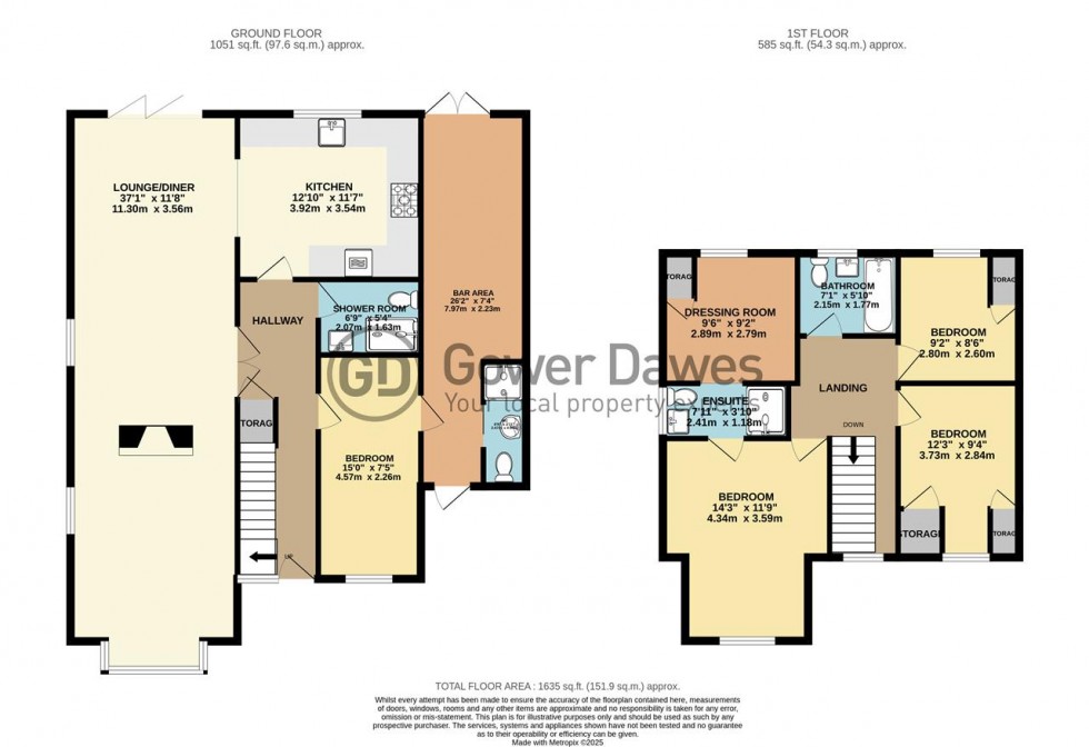 Floorplan for Enfield Road, Wickford