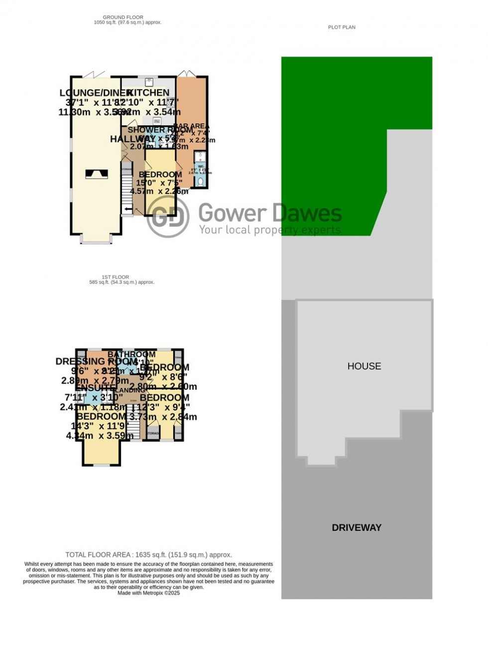 Floorplan for Enfield Road, Wickford