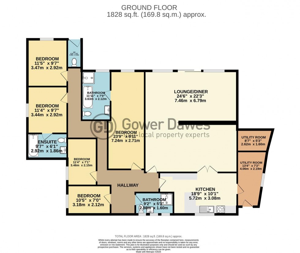 Floorplan for High Road, North Stifford