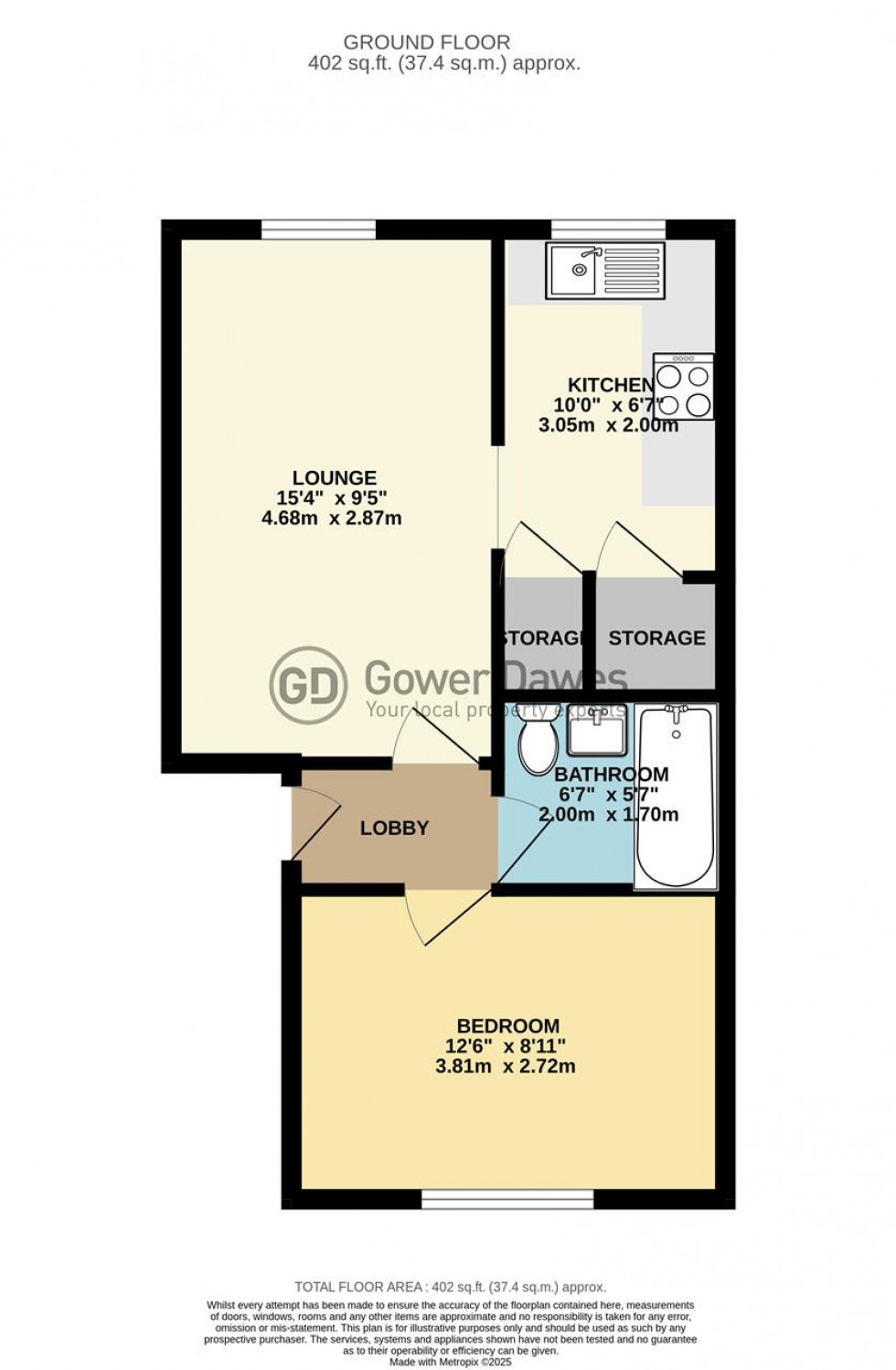 Floorplan for Sejant House, Grays