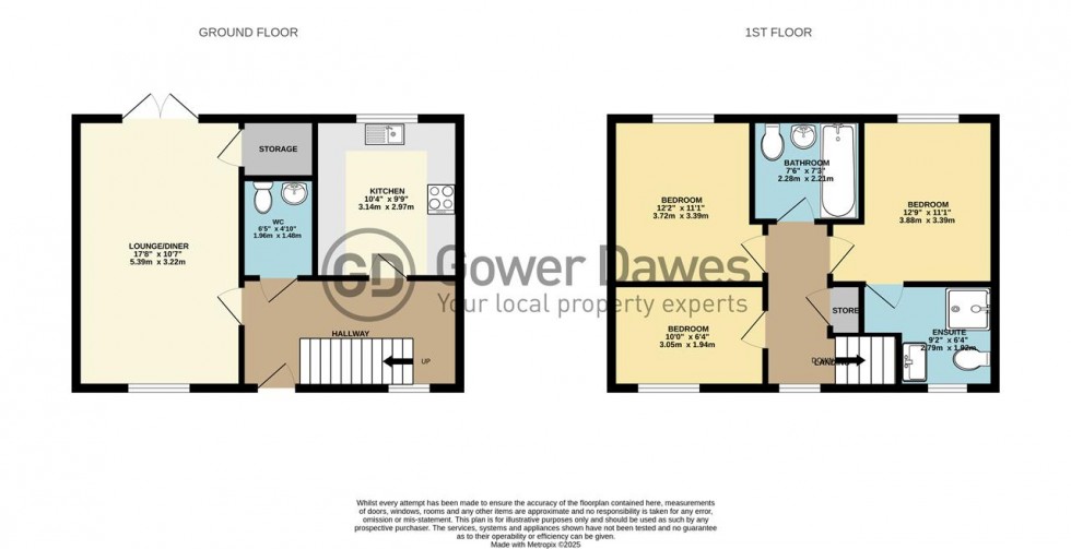 Floorplan for Heathland Way, Grays