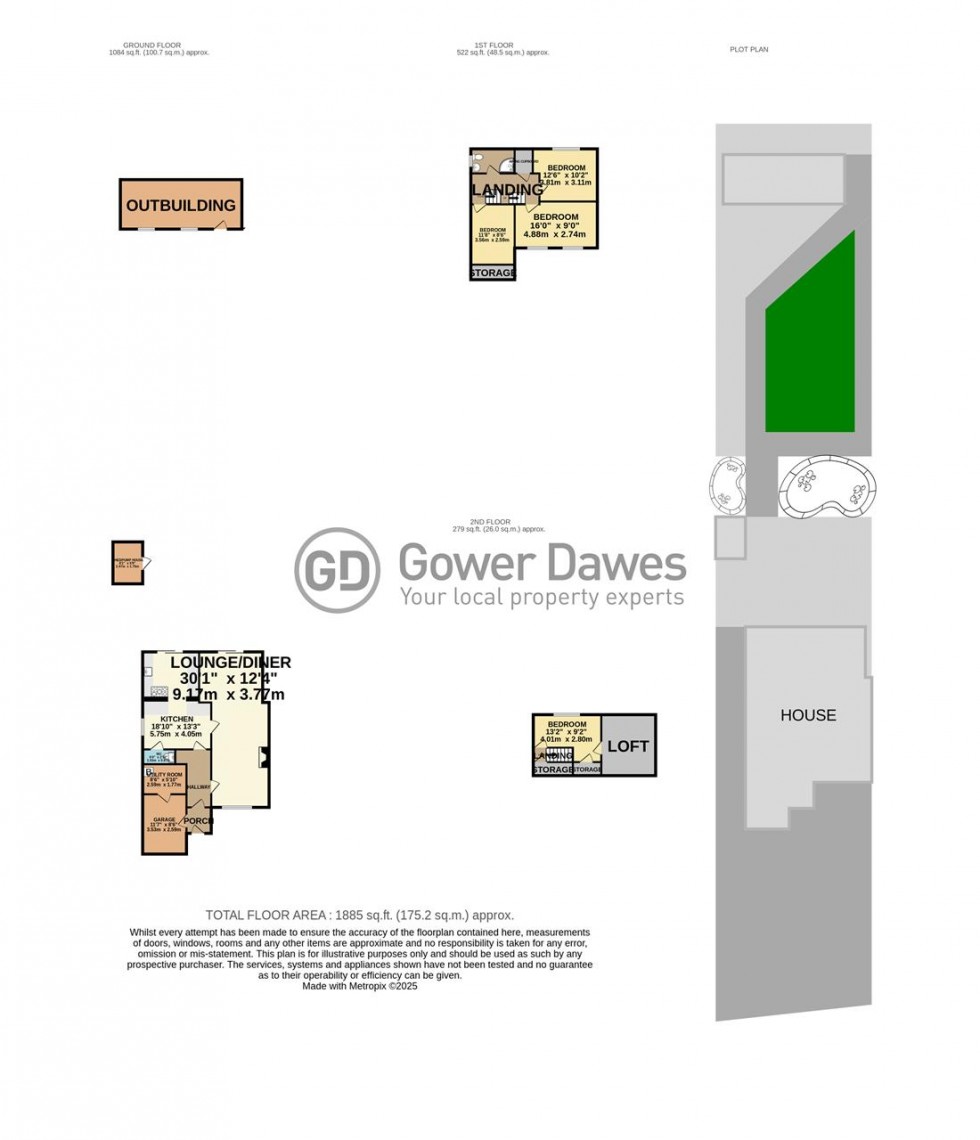 Floorplan for St Francis Way, Chadwell St.Mary