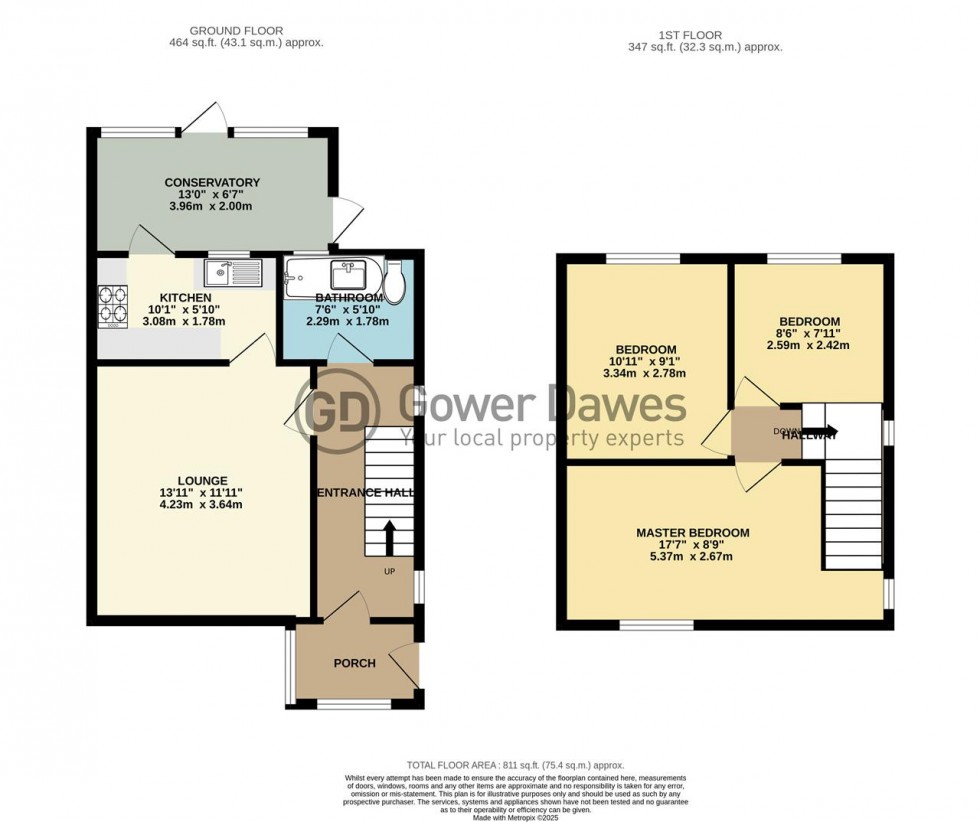 Floorplan for Scott Road, Chadwell St.Mary